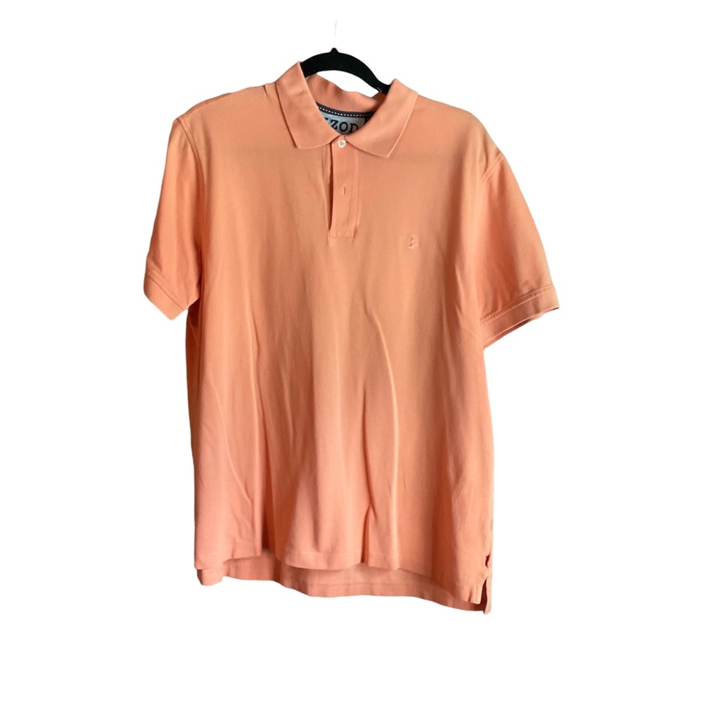 Izod mens cotton polo pullover shirt Size Lg.
